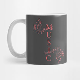 Cute music not graphic design Mug